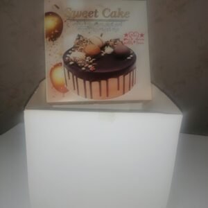 علبة كيك 20*20*15سم