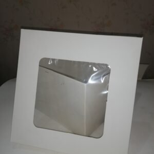 علبة شباك شفاف قطعتين 25*25*15