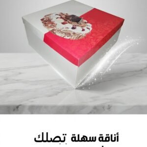 علبة كيك 30*30*10سم